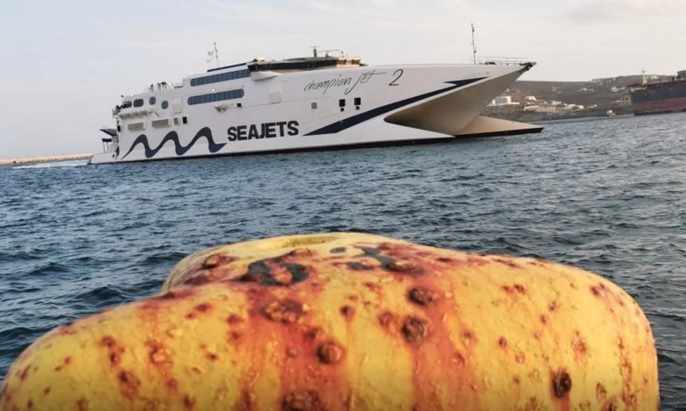 Σύρος: Ο καπετάνιος του Champion Jet 2 είπε «καλό χειμώνα» με μια ...πιρουέτα 360 μοιρών